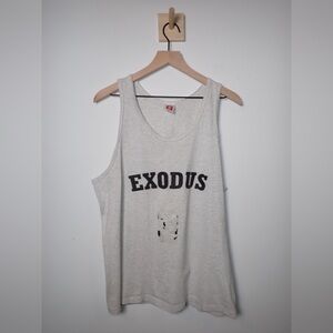 Bomark Men's Distressed Graphic Tank size L